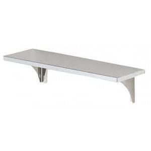 מדף לחדר נכים נירוסטה 30X15